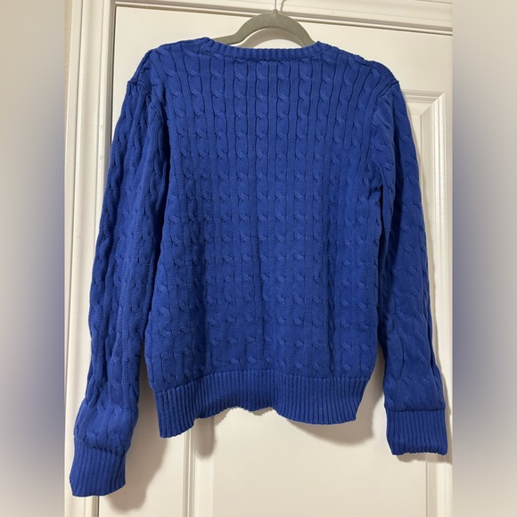 Ralph Lauren Cable Knit Sweater Boys XL Fits like Women’s S/M - Picture 2 of 6